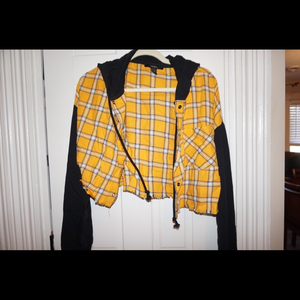 Flannel hoodie